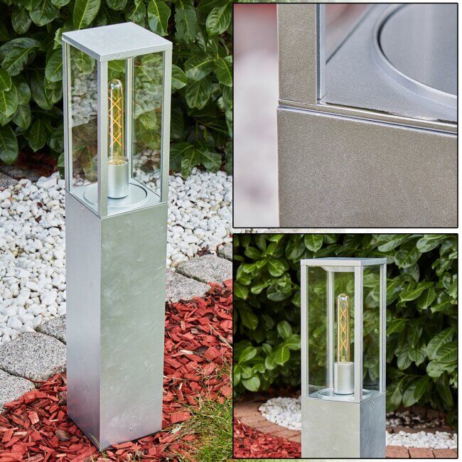hofstein KIWALIK path light galvanized, 1-light source - vintage - outdoors - Expected delivery time: 6-10 working days