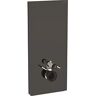 Geberit Monolith Wand-WC-Modul 131031JK5 Bauhöhe 114cm, Front Glas lava, Seite aluminium schwarzchrom