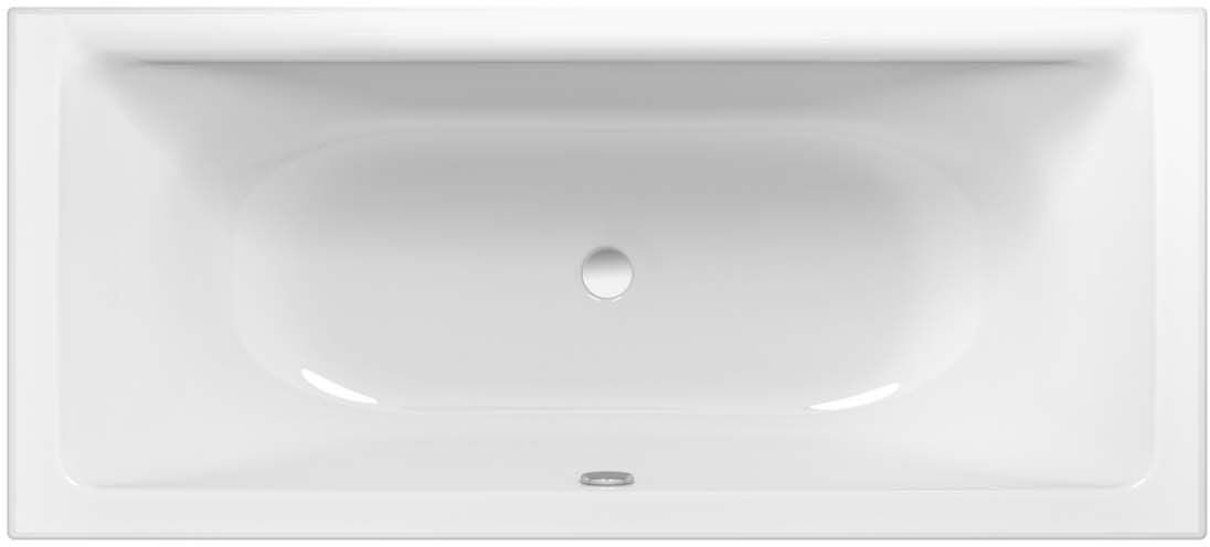 Bette BetteFree Badewanne 6829-440PLUS 170x75x45cm, Glasur, snow