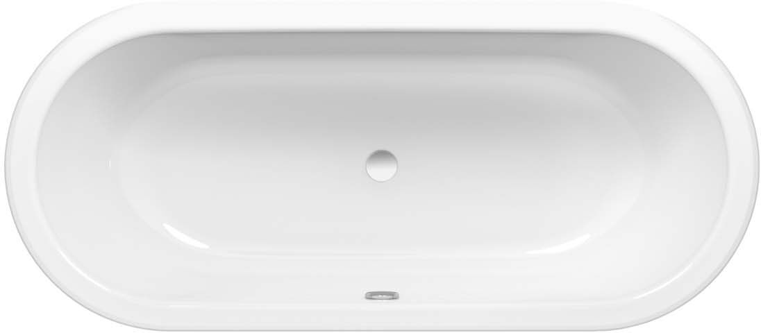 Bette BetteStarlet Flair Oval Badewanne 8775-002AR Antirutsch, manhattan, 188x88x42cm