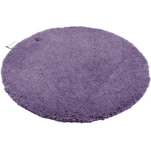 TOM TAILOR HOME Badematte »Cozy Bath UNI«, Höhe 27 mm, rutschhemmend... dunkellila  rund (Ø 90 cm)