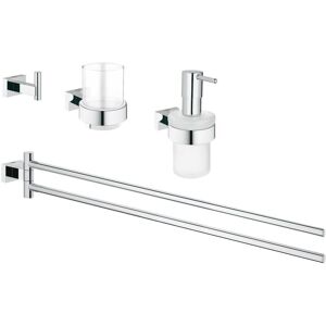 Grohe Badaccessoire-Set »Essentials Cube Bad set 4 in 1« chrom