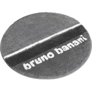 Bruno Banani Badematte »Maja«, Höhe 20 mm, rutschhemmend beschichtet,... grau  rund (Ø 80 cm)