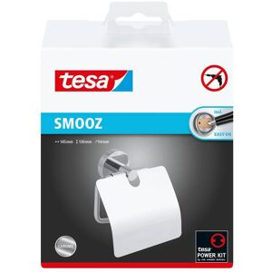 tesa Toilettenpapierhalter »mit Deckel« silberfarben