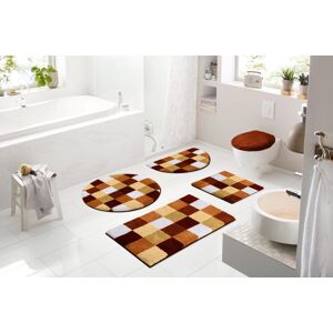 Grund Badematte »Mosaik«, Höhe 20 mm, rutschhemmend beschichtet,... terra  3-tlg. Stand-WC Set