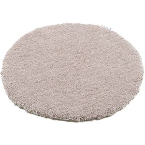 TOM TAILOR HOME Badematte »Cozy Bath UNI«, Höhe 27 mm, rutschhemmend... beige  rund (Ø 90 cm)