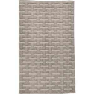 done.® Badematte »Delia«, Höhe 10 mm, rutschhemmend beschichtet,... taupe  rechteckig (70 cm x 120 cm)