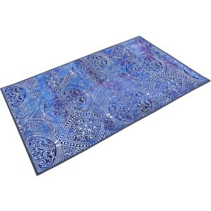 Wecon home Badematte »Louis«, Höhe 6 mm, rutschhemmend beschichtet,... blau  rechteckig (70 cm x 120 cm)