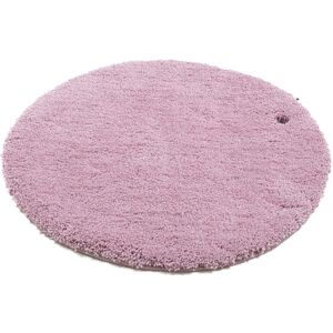 TOM TAILOR HOME Badematte »Cozy Bath UNI«, Höhe 27 mm, rutschhemmend... rose  rund (Ø 90 cm)