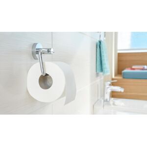 tesa Toilettenpapierhalter »ohne Deckel« silberfarben