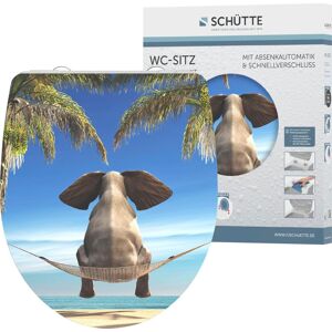 Schütte WC-Sitz »Happy Elephant«, Duroplast, mit Absenkautomatik und... bunt Größe