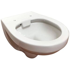 ADOB Tiefspül-WC, spülrandlos, inkl. Schallschutzmatte weiss Größe