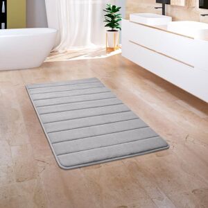 Paco Home Badematte »Corby 252«, Höhe 13 mm, rutschhemmend beschichtet,... grau Größe rechteckig (50 cm x 80 cm)