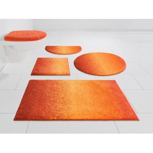 Grund Badematte »Mistral«, Höhe 20 mm, rutschhemmend beschichtet,... orange Größe 3-tlg. Stand-WC Set