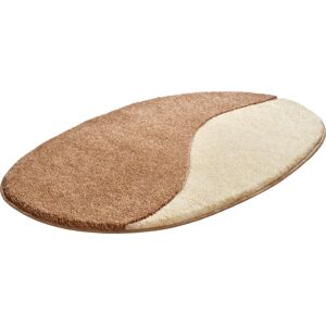 Grund Badematte »Orbis«, Höhe 24 mm, rutschhemmend beschichtet,... beige Größe oval (65 cm x 100 cm)