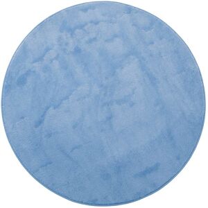 Gözze Badematte »Rio Premium«, Höhe 18 mm, rutschhemmend beschichtet,... blau Größe rund (Ø 110 cm)