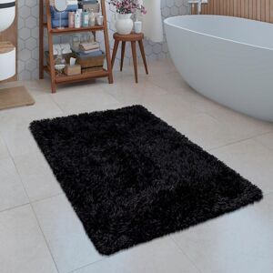 Paco Home Badematte »Kanda 360«, Höhe 44 mm, rutschhemmend beschichtet,... schwarz Größe rechteckig (40 cm x 55 cm)