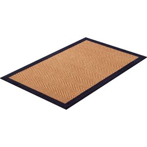 Grund Teppich »Herringbone«, rechteckig, In- und Outdoor geeignet, mit Bordüre beige Größe B/L: 75 cm x 120 cm