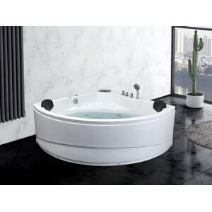 Shower & Design Whirlpool Eckwanne - 2 Personen - 350 L - 150 x 150 x 60 cm - AGLENA
