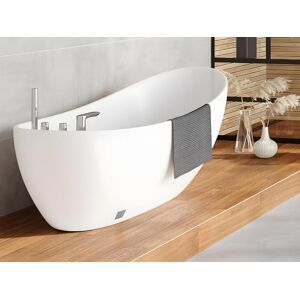 Shower & Design Freistehende Badewanne - 170 x 75 x 73 cm - 282 L - Weiß - NATALIA