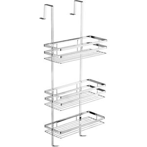 tectake Duschablage aus Edelstahl zum Hängen - silber