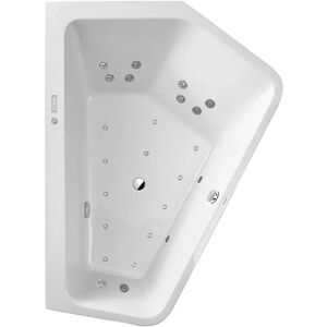 Duravit Paiova 5-Eck Whirlwanne 190 x 140 cm mit Combi-System E, Ecke rechts