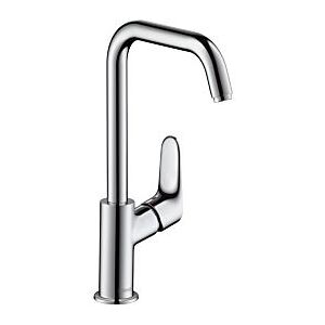 Hansgrohe Focus 240 Waschtischarmatur, 31609000 schwenkbarer Auslauf, mit Ablaufgarnitur, chrom