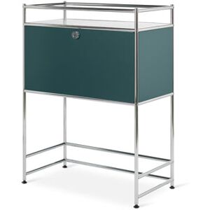 Konsole »CN3« mit Klappfach - Tchibo - Chrom Aluminium Grün  unisex