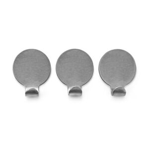 3 Haken - Tchibo - Silber Stahl Matt  unisex