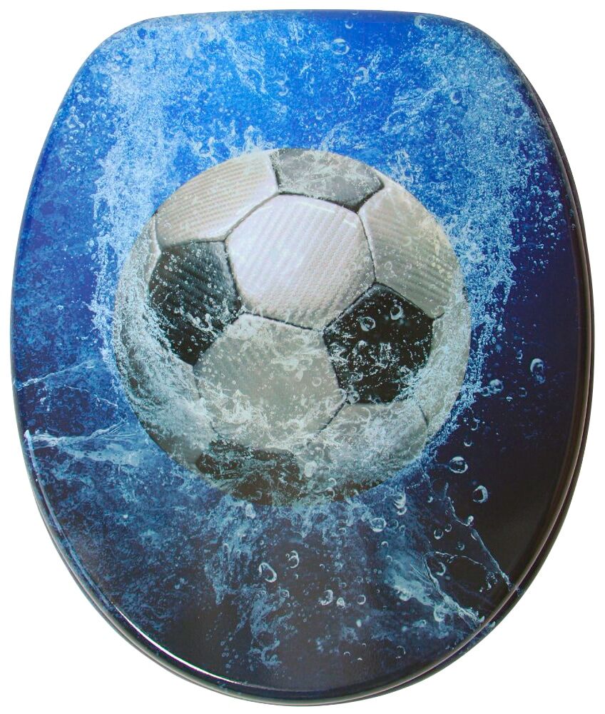 Sanilo WC-Sitz »Soccer«, mit Absenkautomatik blau Größe
