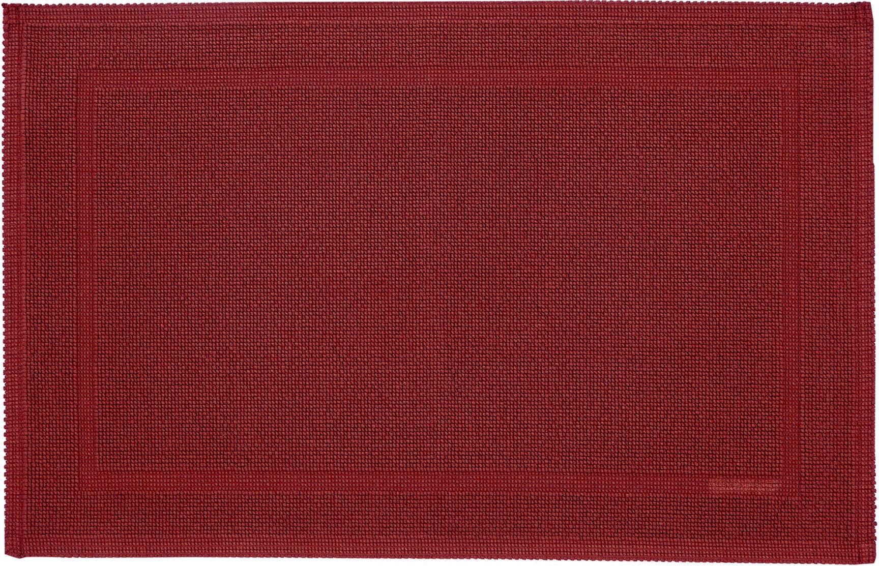 Gant Badematte »Bathrug«, Höhe 6 mm, schnell trocknend rot Größe rechteckig 60x90 cm