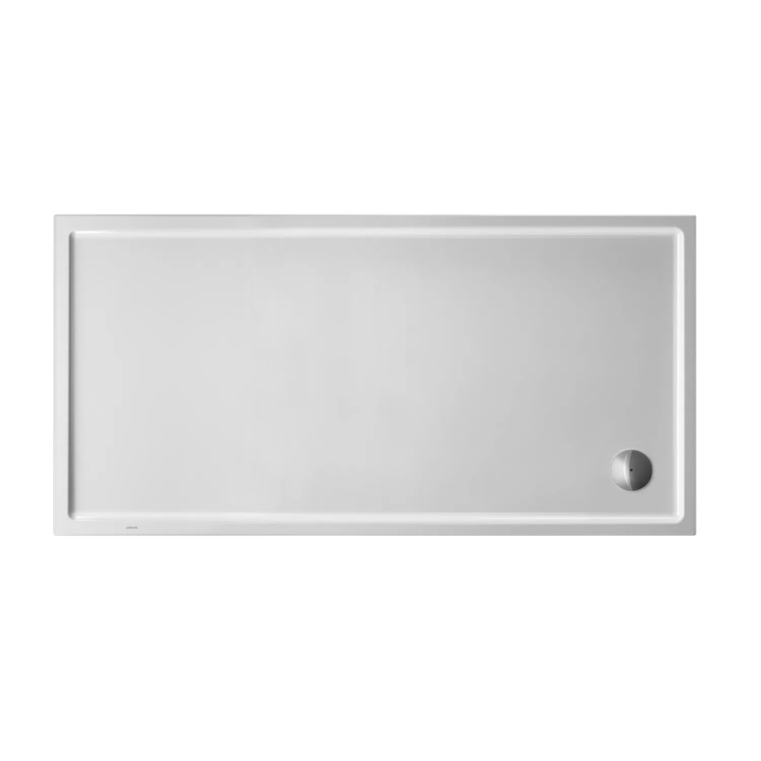 Duravit Starck Slimline Duschwanne Rechteck 180 x 80 cm Starck L: 180 B: 80 H: 6 cm weiß 720240000000000