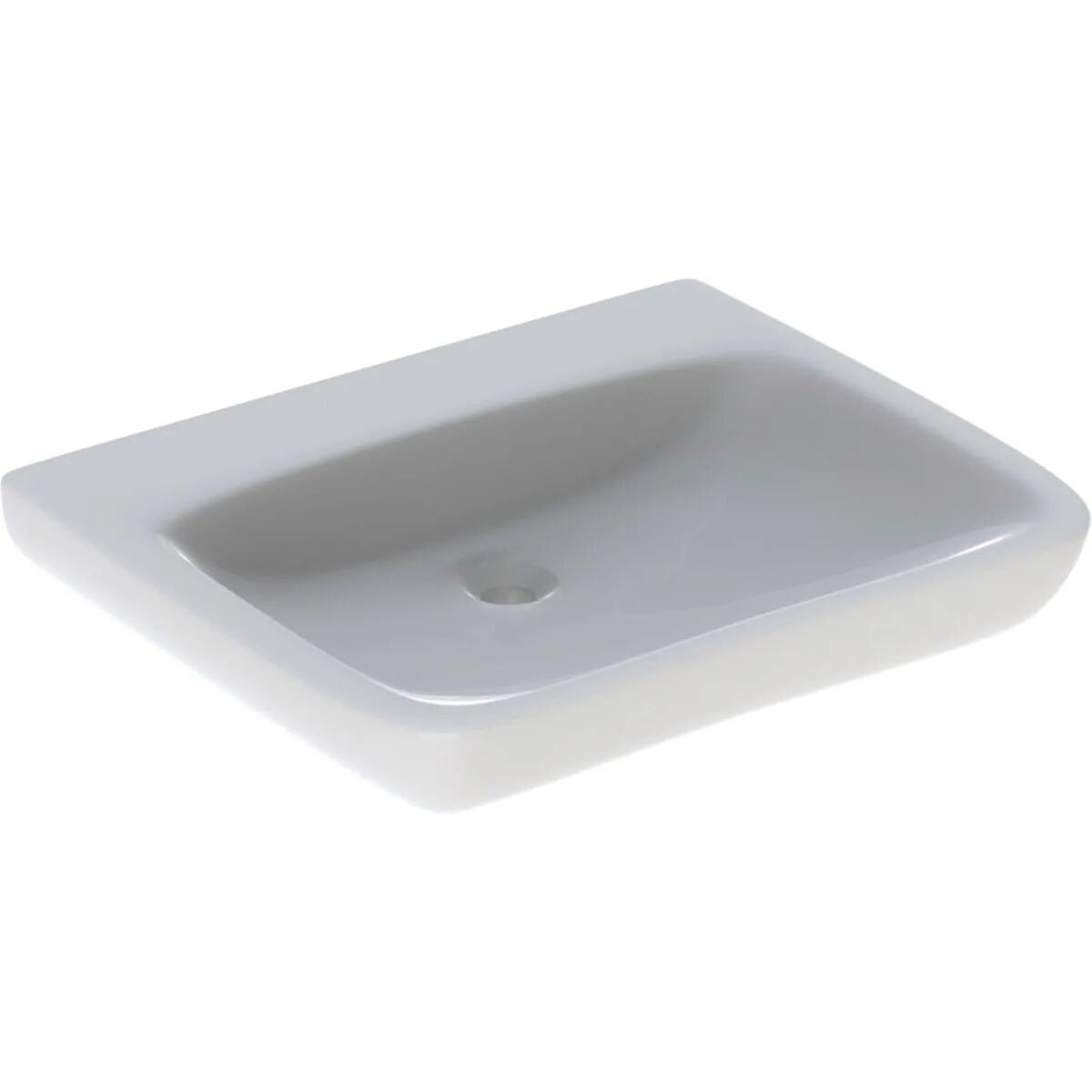 Geberit Renova Comfort Waschtisch 65 x 55 cm, barrierefrei Renova Comfort B: 65 T: 55 H: 15 cm weiß KeraTect 500.914.00.1