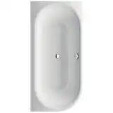 Bette Lux Oval V Silhouette Badewanne 175 x 80 cm  L: 175 B: 80 H: 45 cm weiß mit betteglasur plus 3435-000CELVS,Plus