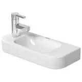 Duravit Happy D.2 Handwaschbecken 50 cm, Hahnloch links Happy D.2 B: 50 T: 22 H: 11 cm weiß 0711500009