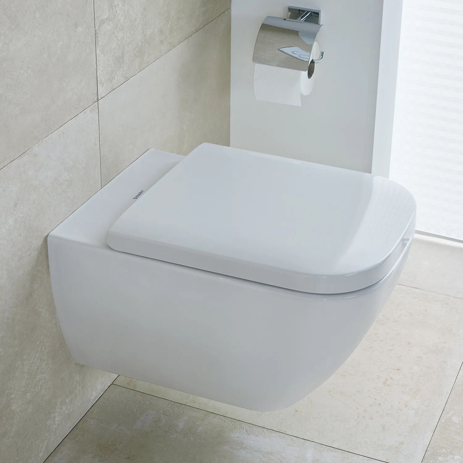 Duravit Happy D.2 Wand-WC Rimless Happy D.2 B: 36,5 Ausladung: 54 cm weiß 2222090000