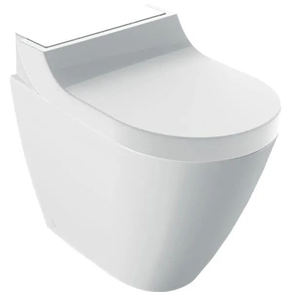 Geberit AquaClean Tuma Comfort WC-Komplettanlage Stand-WC AquaClean B: 36 T: 56 H: 55 cm glas / weiß 146.310.SI.1