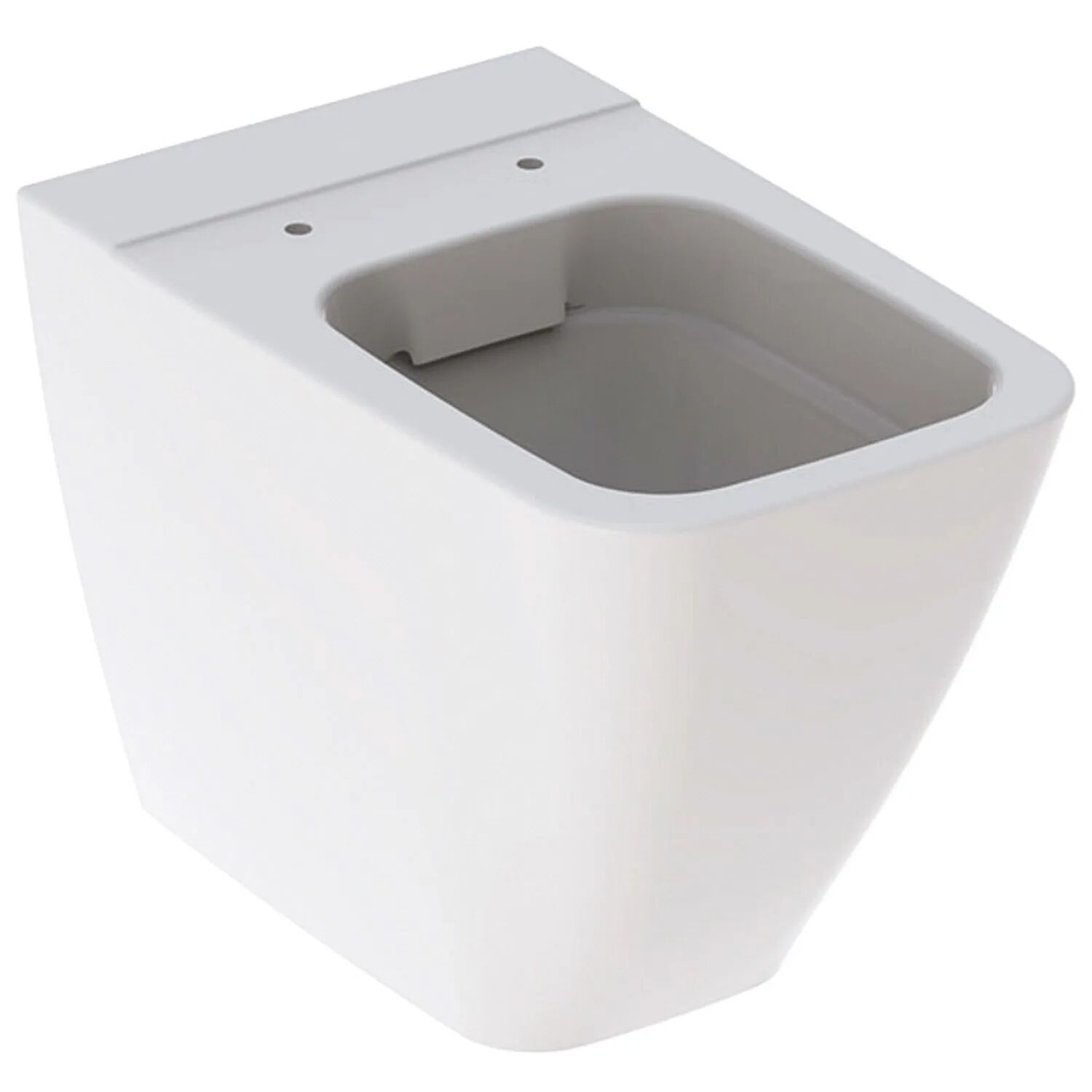 Geberit iCon Square Stand-WC Tiefspüler, geschlossene Form, ohne Spülrand iCon B: 35 T: 56 H: 40,5 cm weiß 211910000