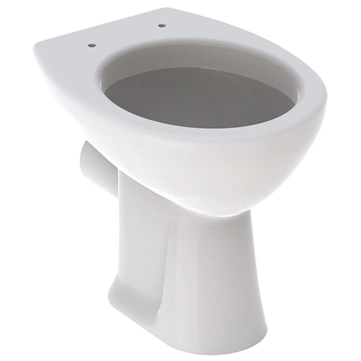 Geberit Renova Stand-WC Flachspüler, Abgang horizontal  B: 35,5 T: 46 cm weiß mit keratect 201000600