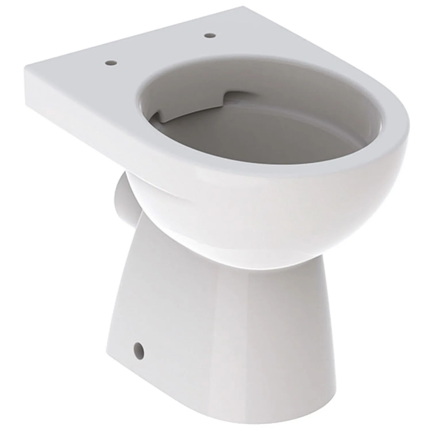 Geberit Renova Stand-WC-Tiefspüler, Abgang horizontal, Rimfree  B: 35,2 T: 49 H: 40 cm weiß mit keratect 500.480.01.8