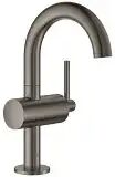 Grohe Atrio Neu Einhand-Waschtischbatterie M-Size  mit Push-open Ablaufgarnitur hard graphite gebürstet 32043AL3