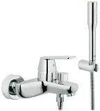 Grohe Eurosmart Cosmopolitan AP Einhand-Wannenarmatur mit Brauseset Eurosmart Cosmopolitan Aufputzmontage mit Brauseset