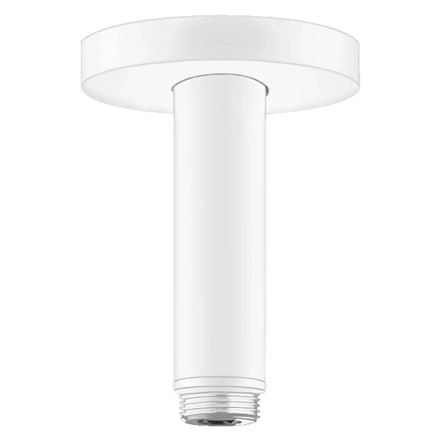 Hansgrohe Deckenanschluss S 10 cm  L: 10, Ø: 2,7, Rosette Ø: 8 cm mattweiß 27393700