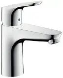 Hansgrohe Focus Einhebel-Waschtischmischer 100 ohne Ablaufgarnitur Focus H: 17,7 Ausladung 11,9 cm chrom 31517000