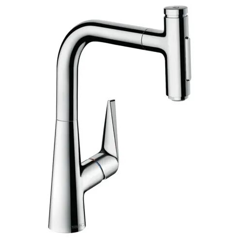 Hansgrohe Talis Select M51 Einhebel-Küchenmischer 220, Ausziehbrause, 2jet Talis Select M51 H: 33,5 Ausladung: 20,8 cm chrom 72824000