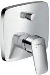 Hansgrohe Logis Einhebel-Wannenmischer Unterputz Logis Rosetten H: 15,5 B: 15,5 cm chrom 71407000