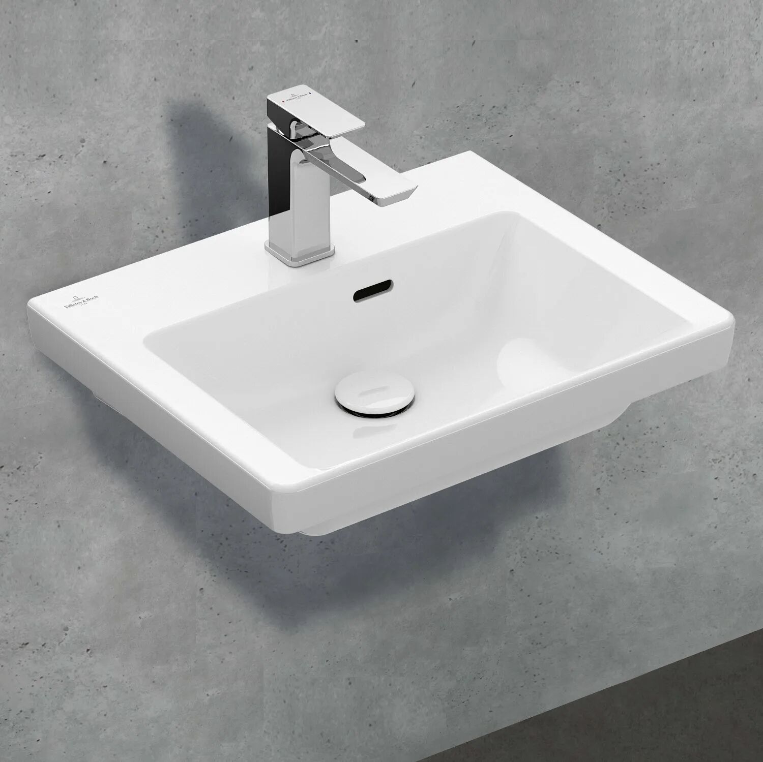 Villeroy & Boch Subway 3.0 Handwaschbecken 50 cm  B: 50 T: 40 cm stone white ceramicplus 437050RW