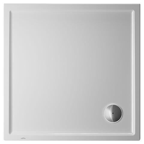 Duravit Duschwanne Starck Slimline 720114000000001 80 x 80 x 4,5 cm, weiss, Antislip