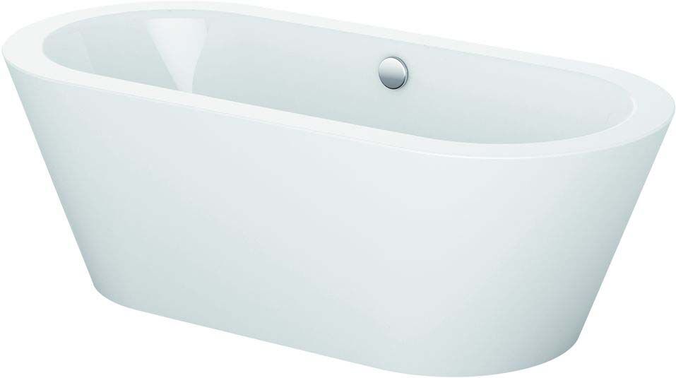 Bette BetteStarlet Oval Badewanne 2700-004CFXXK edelweiß, 150x80x42cm, freistehend