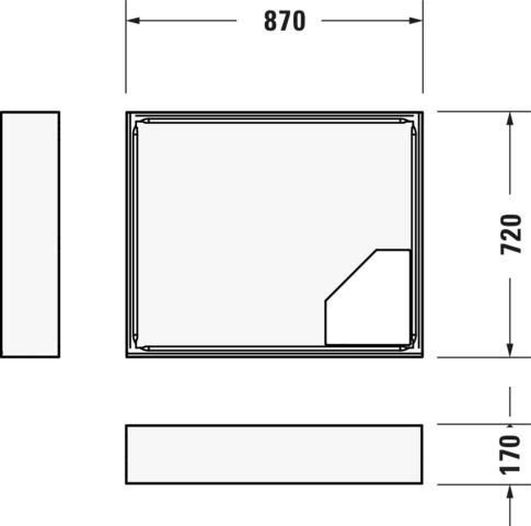 Duravit Wannenträger 790481000000000 für # 720104